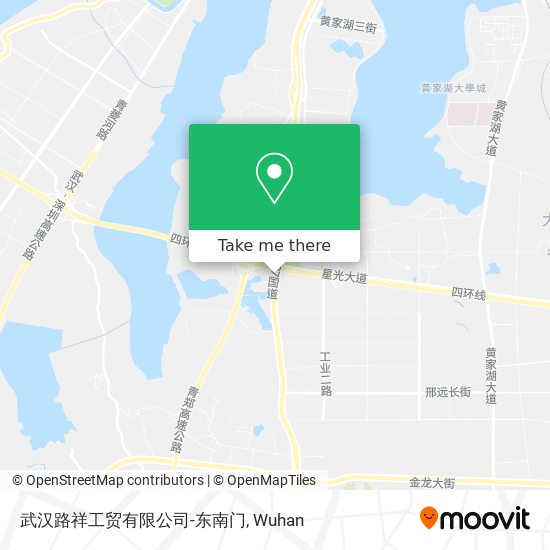 武汉路祥工贸有限公司-东南门 map