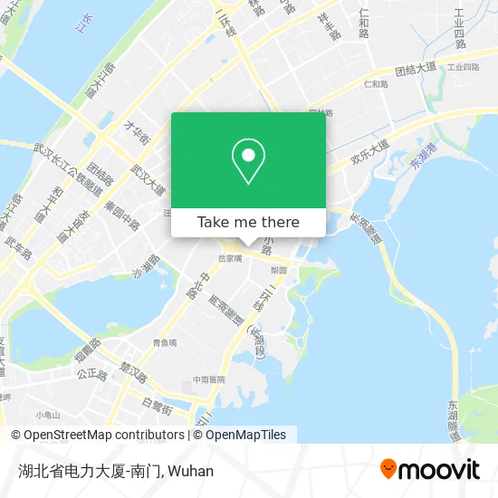 湖北省电力大厦-南门 map