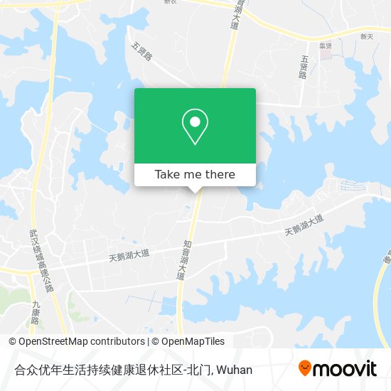 合众优年生活持续健康退休社区-北门 map