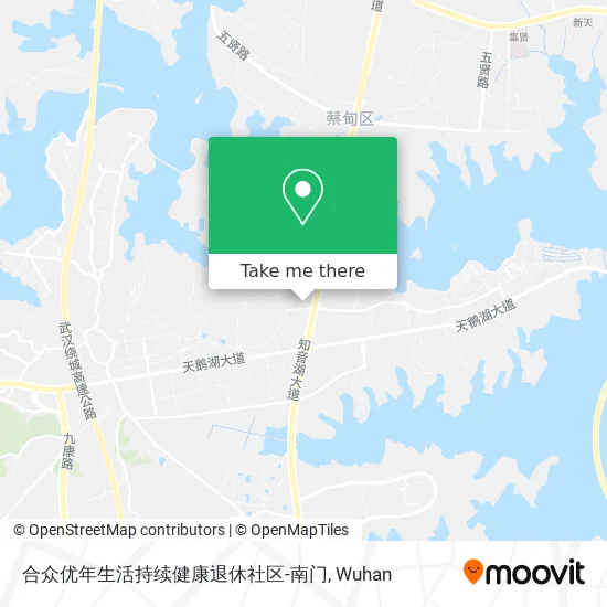 合众优年生活持续健康退休社区-南门 map