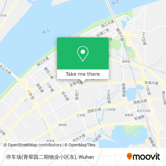 停车场(青翠园二期物业小区东) map