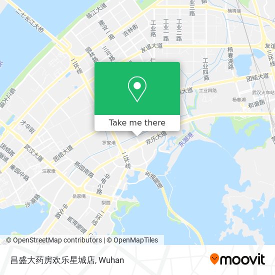 昌盛大药房欢乐星城店 map
