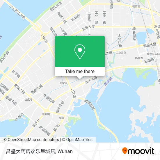 昌盛大药房欢乐星城店 map