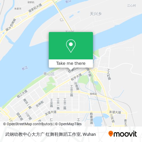 武钢幼教中心大方广·红舞鞋舞蹈工作室 map