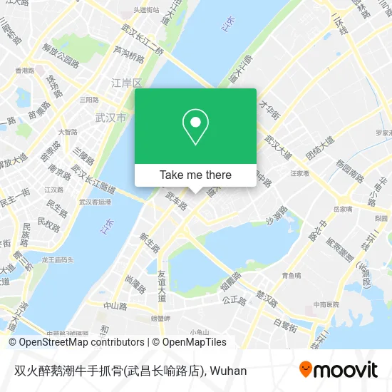 双火醉鹅潮牛手抓骨(武昌长喻路店) map