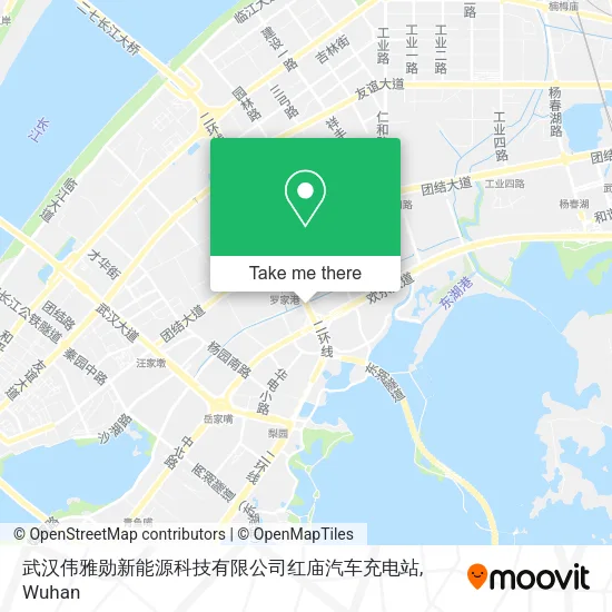 武汉伟雅勋新能源科技有限公司红庙汽车充电站 map