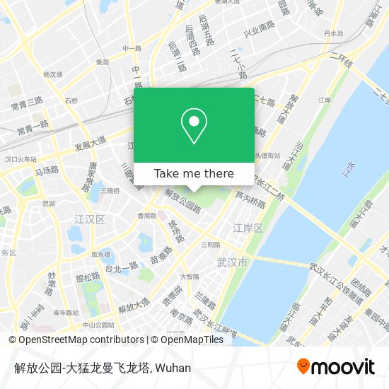 解放公园-大猛龙曼飞龙塔 map