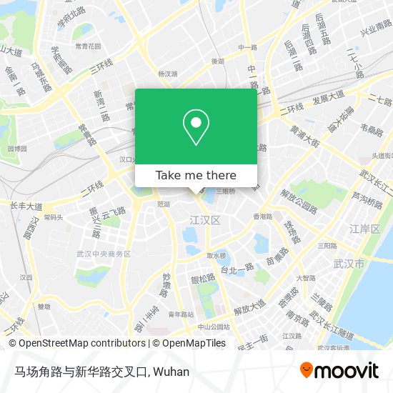 马场角路与新华路交叉口 map