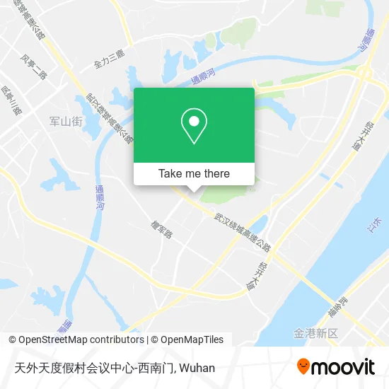 天外天度假村会议中心-西南门 map
