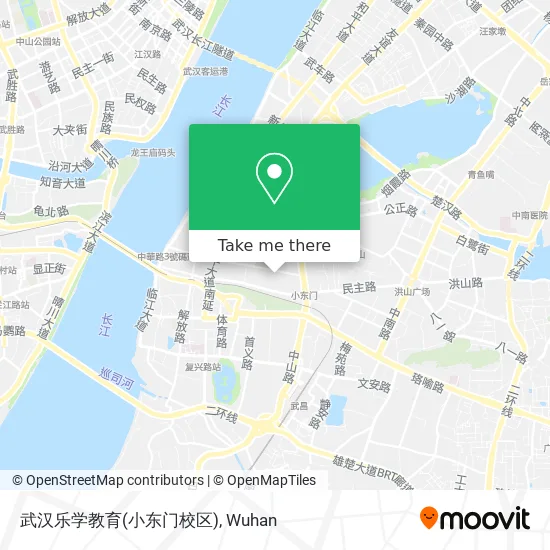 武汉乐学教育(小东门校区) map