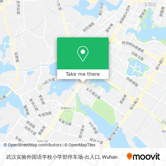 武汉实验外国语学校小学部停车场-出入口 map