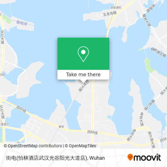 街电(怡林酒店武汉光谷阳光大道店) map