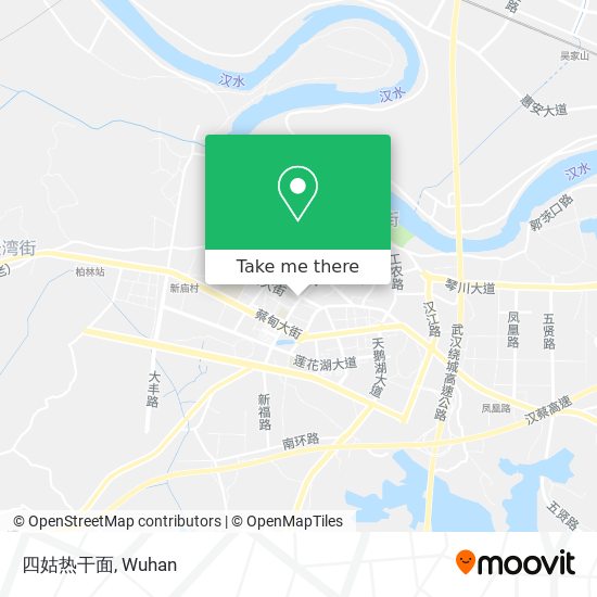 四姑热干面 map