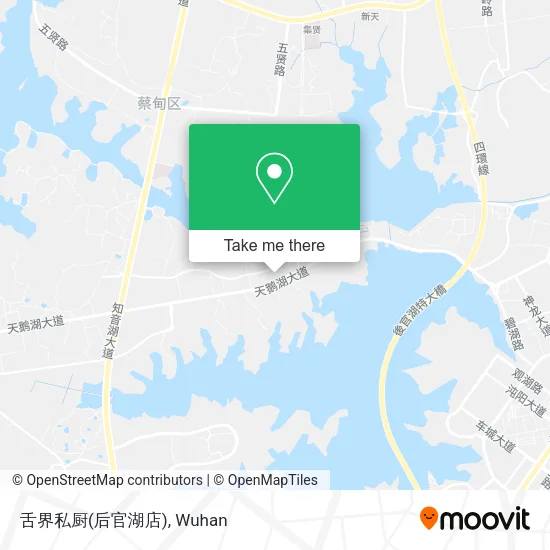 舌界私厨(后官湖店) map