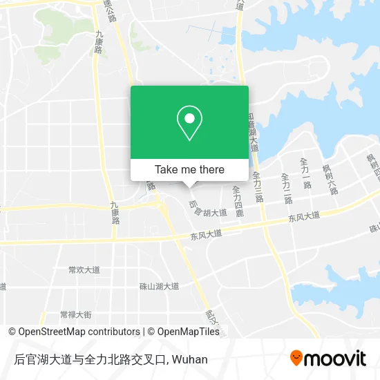 后官湖大道与全力北路交叉口 map