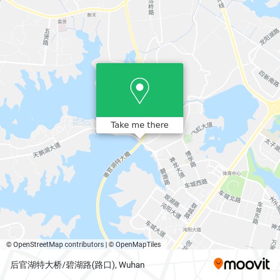 后官湖特大桥/碧湖路(路口) map