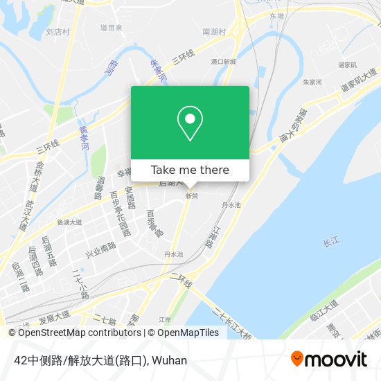 42中侧路/解放大道(路口) map