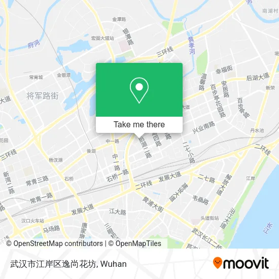 武汉市江岸区逸尚花坊 map