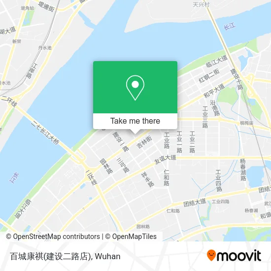 百城康祺(建设二路店) map
