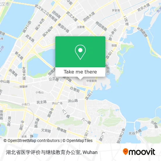湖北省医学评价与继续教育办公室 map
