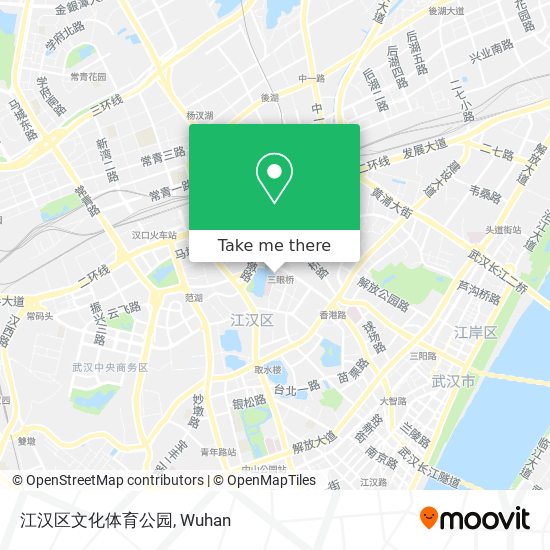 江汉区文化体育公园 map