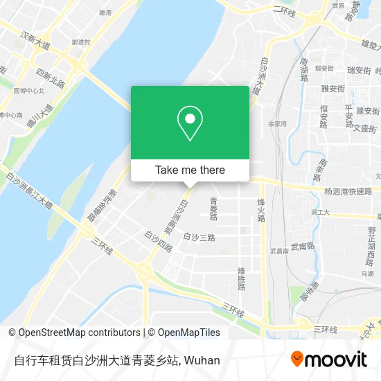 自行车租赁白沙洲大道青菱乡站 map