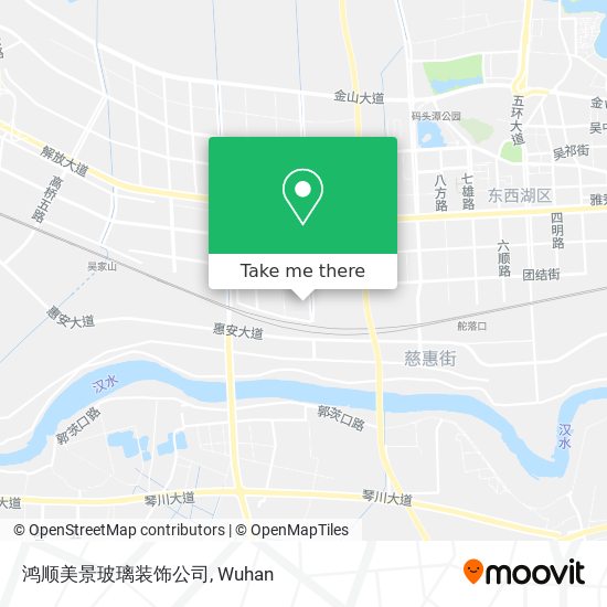鸿顺美景玻璃装饰公司 map