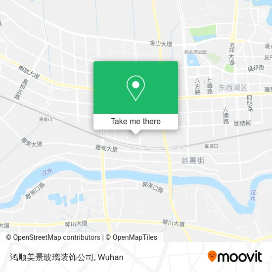 鸿顺美景玻璃装饰公司 map