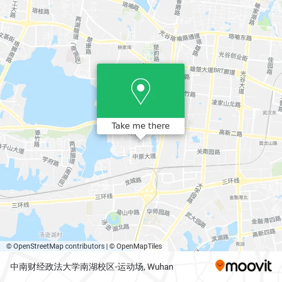 中南财经政法大学南湖校区-运动场 map