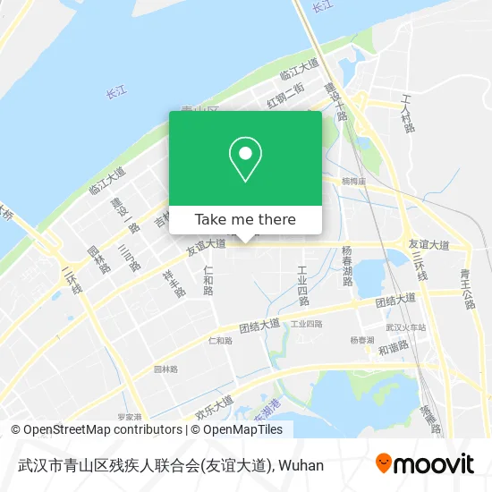 武汉市青山区残疾人联合会(友谊大道) map