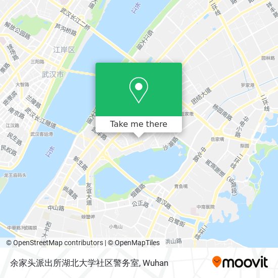 余家头派出所湖北大学社区警务室 map