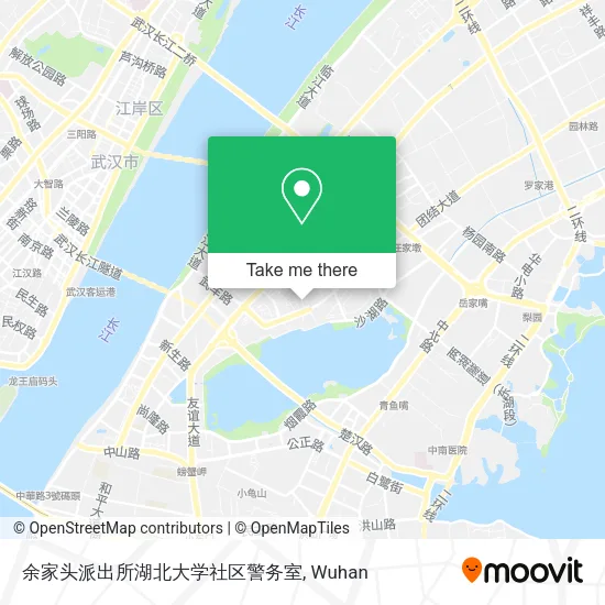 余家头派出所湖北大学社区警务室 map