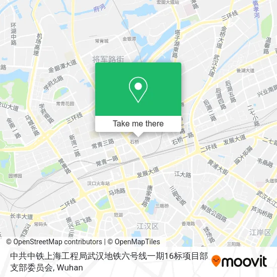 中共中铁上海工程局武汉地铁六号线一期16标项目部支部委员会 map