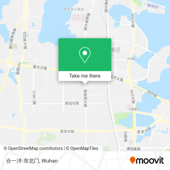 合一洋-东北门 map