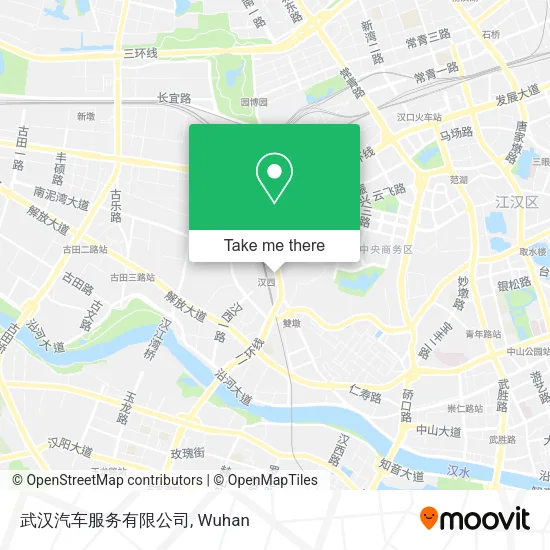 武汉汽车服务有限公司 map