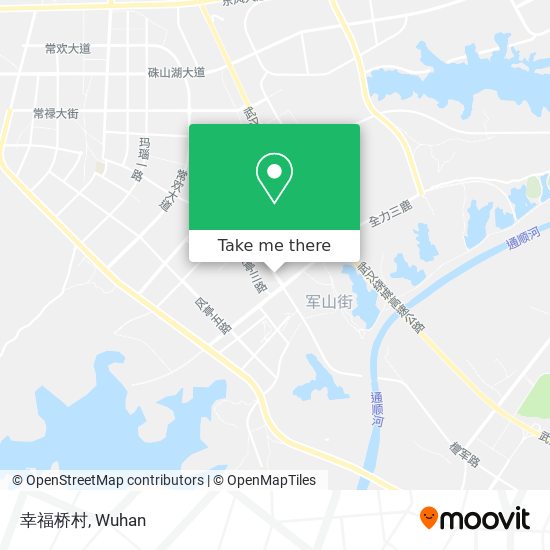 幸福桥村 map