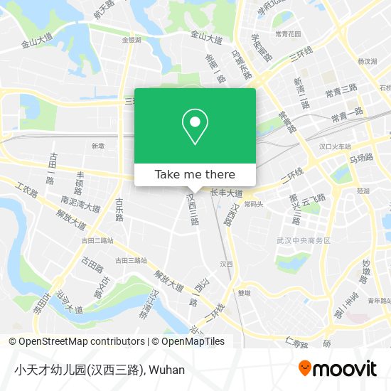 小天才幼儿园(汉西三路) map