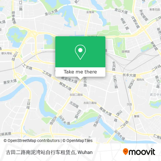 古田二路南泥湾站自行车租赁点 map