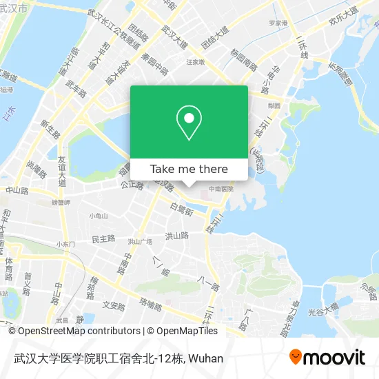 武汉大学医学院职工宿舍北-12栋 map
