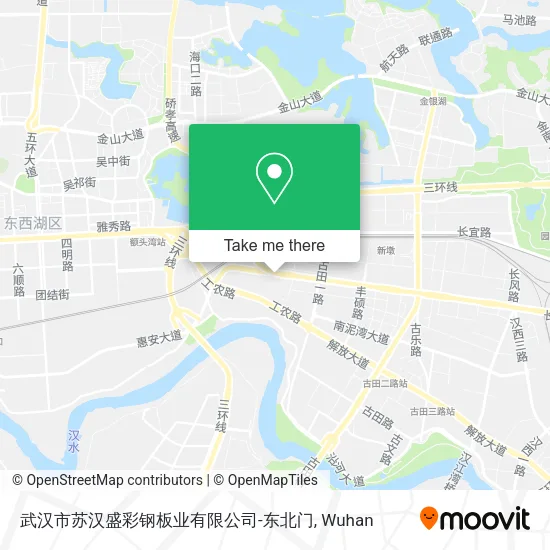 武汉市苏汉盛彩钢板业有限公司-东北门 map