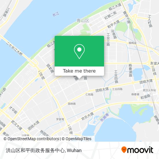 洪山区和平街政务服务中心 map