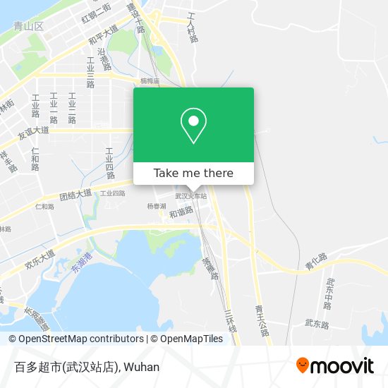 百多超市(武汉站店) map