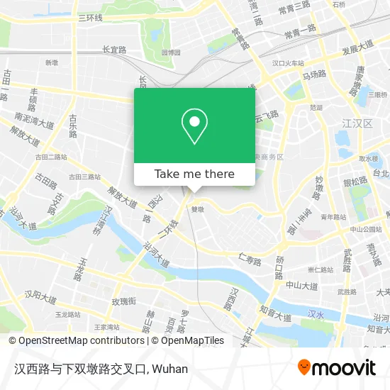 汉西路与下双墩路交叉口 map