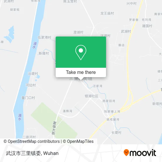 武汉市三里镇委 map