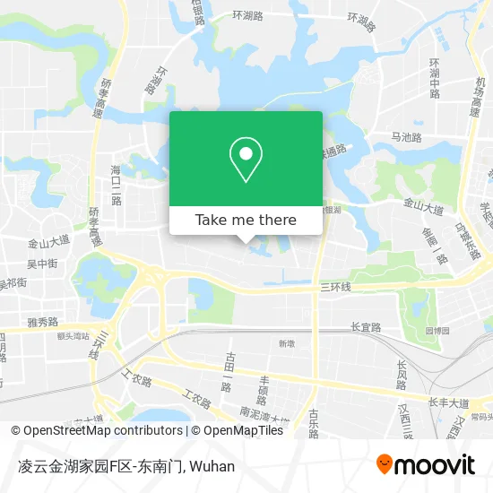 凌云金湖家园F区-东南门 map