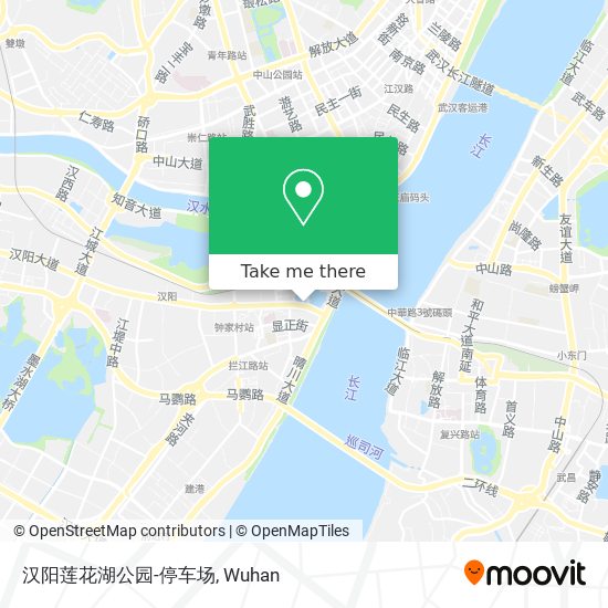 汉阳莲花湖公园-停车场 map