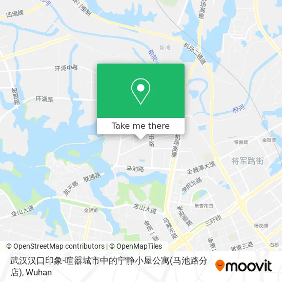 武汉汉口印象-喧嚣城市中的宁静小屋公寓(马池路分店) map