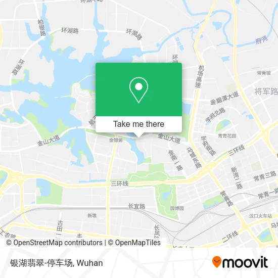 银湖翡翠-停车场 map