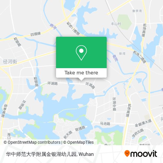 How To Get To 华中师范大学附属金银湖幼儿园in 东西湖区by Bus