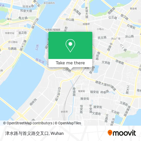津水路与首义路交叉口 map